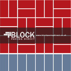 45 degree Stretcher block paving pattern