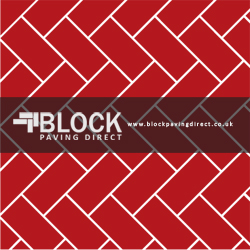 45 degree Herringbone block paving pattern