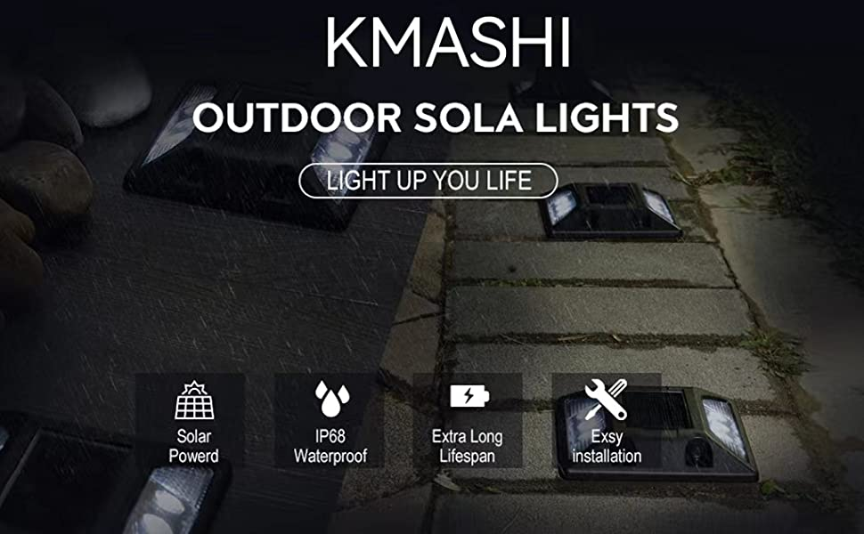 Solar Powered Block Paving Driveway Lights